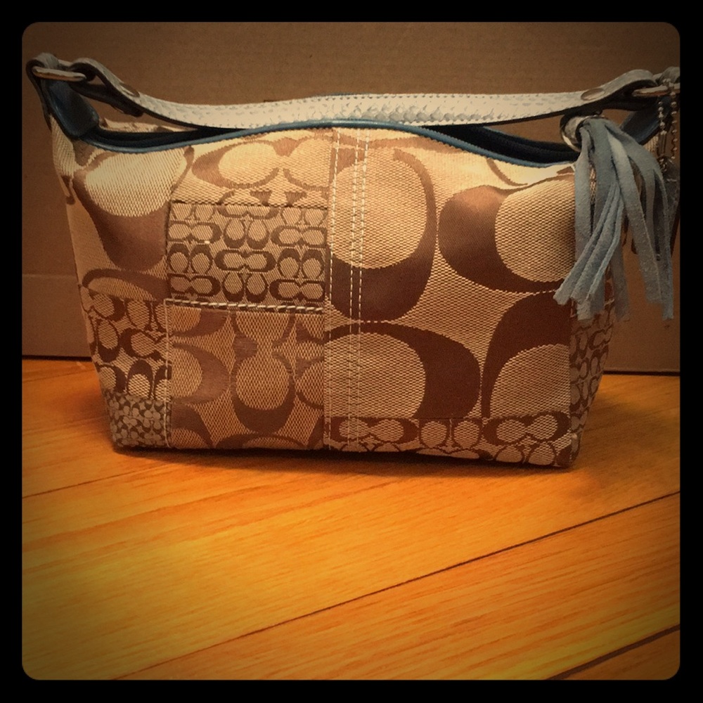 Authentic Coach Signature C Patchwork purse!